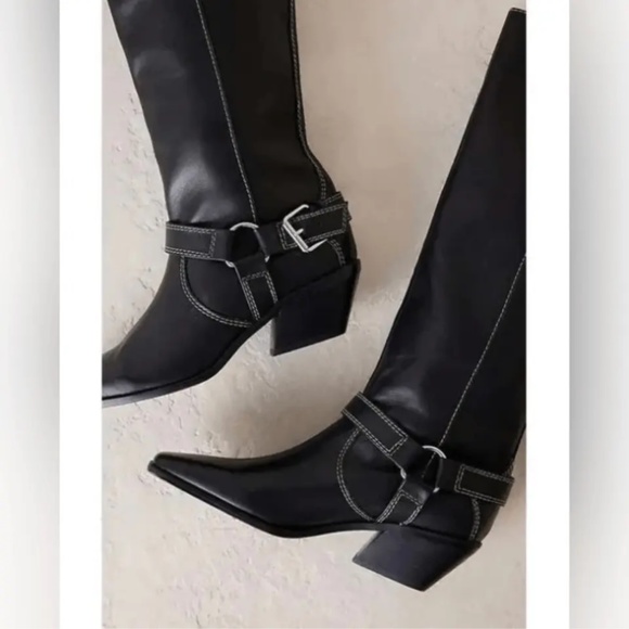 Free People Caverly Milly High Boot Size 38 - Picture 6 of 11